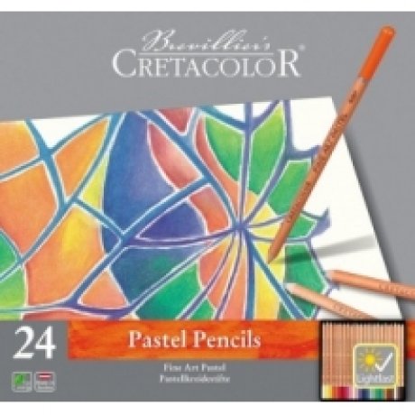  Набір пастельних олівців, Fine Art Pastel, 24шт., Мет. упаковка, Cretacolor